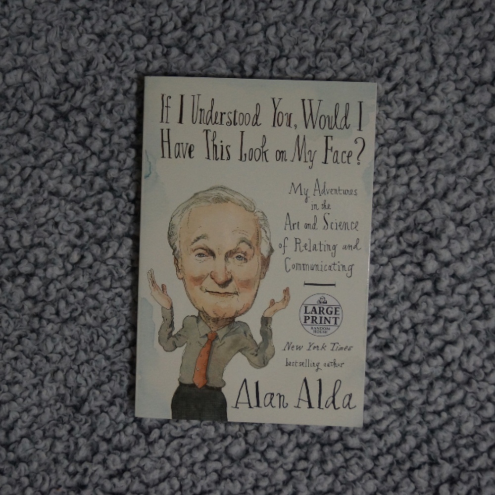 NEW Alan Alda LARGE PRINT Book